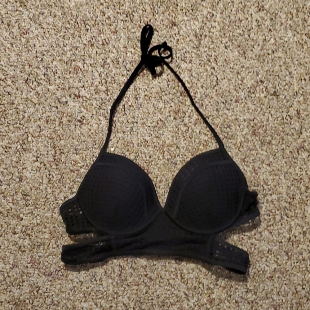 𝅺NO Boundaries Black Bikini Top Sz L 11/13